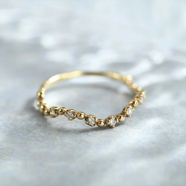 K18ダイヤモンドリング