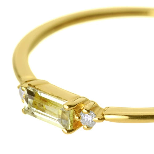 K18 カラーストーンリング