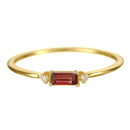 K18 カラーストーンリング