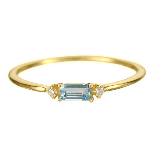 K18 カラーストーンリング