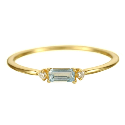 K18 カラーストーンリング