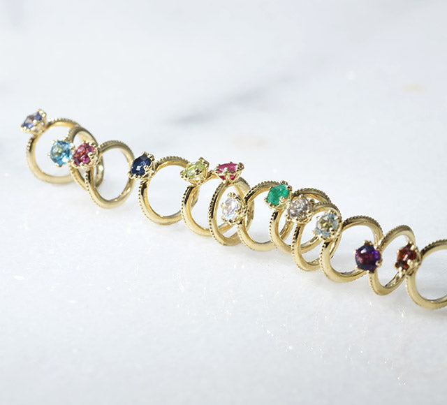 【刻印可】ベビーリング 誕生石 ペンダントトップ