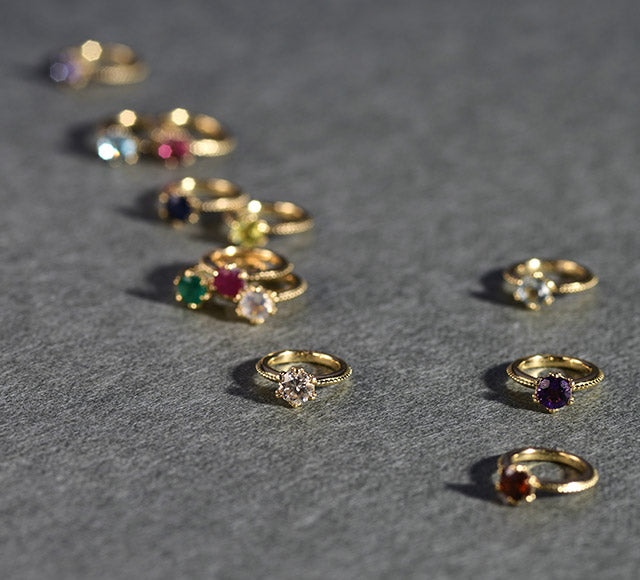 【刻印可】ベビーリング 誕生石 ペンダントトップ