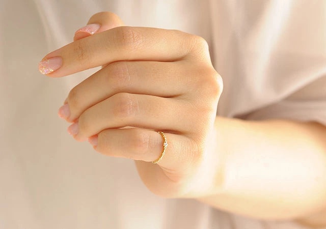 ダイヤモンドピンキーリング