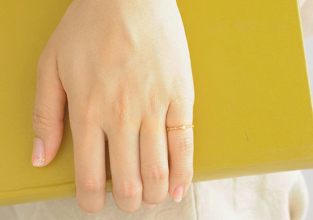 ダイヤモンドピンキーリング