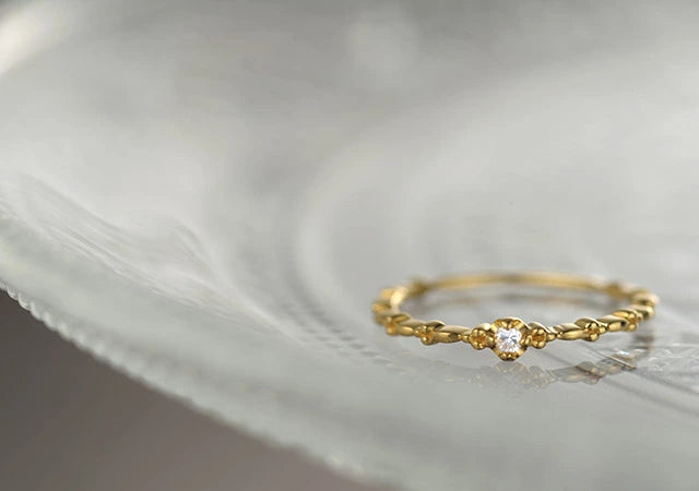 ダイヤモンドピンキーリング