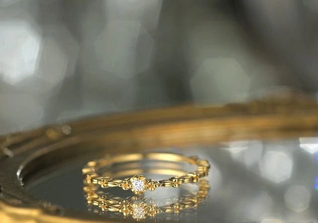 ダイヤモンドピンキーリング