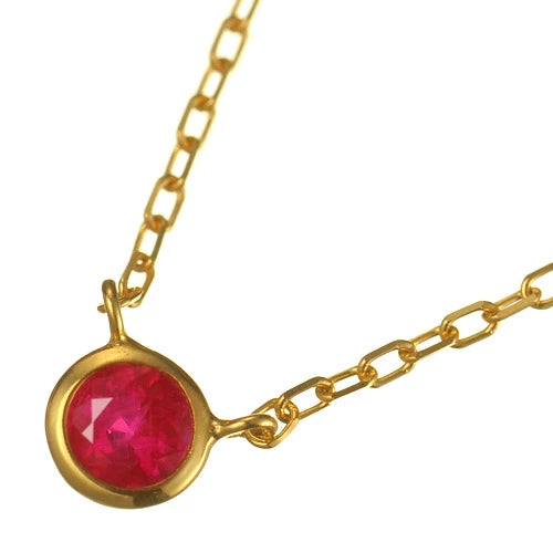 誕生石 ステーションネックレス