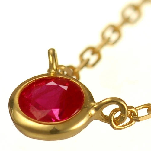 誕生石 ステーションネックレス