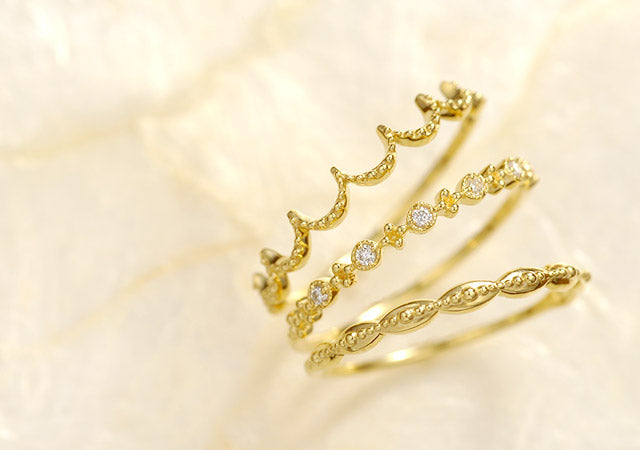 ダイヤモンドリング 3本セット