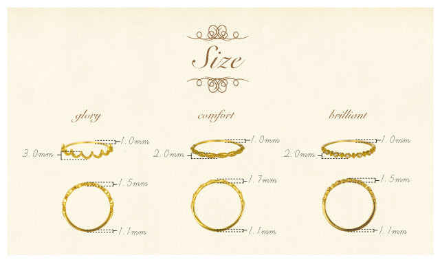 ダイヤモンドリング 3本セット