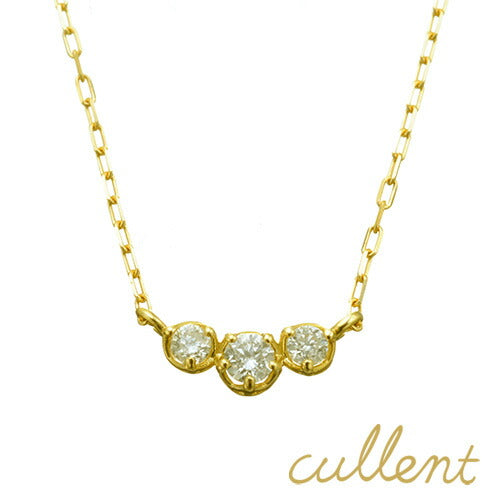 K18 ダイヤモンドネックレス