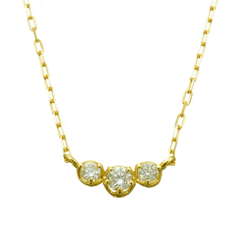 K18 ダイヤモンドネックレス