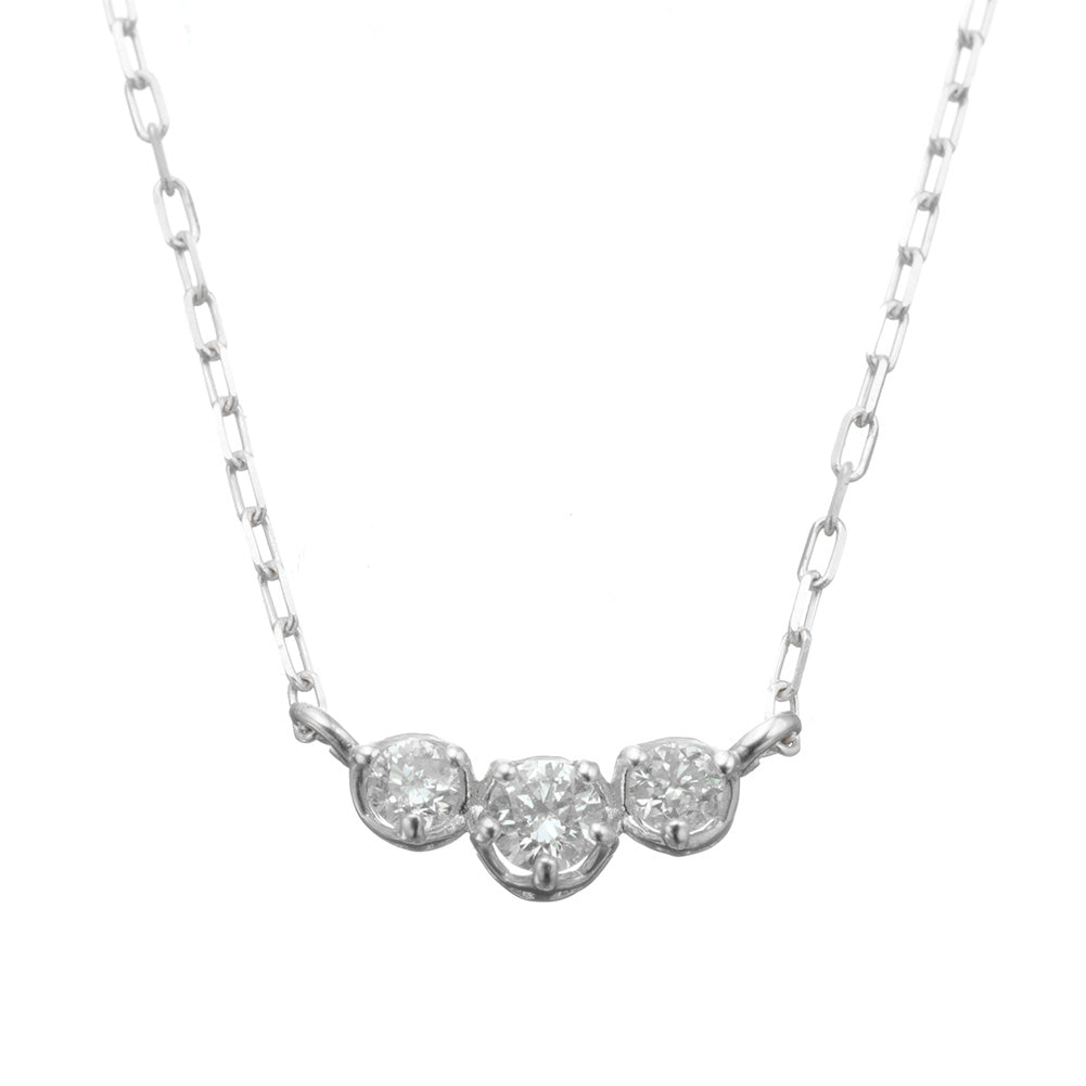 K18 ダイヤモンドネックレス