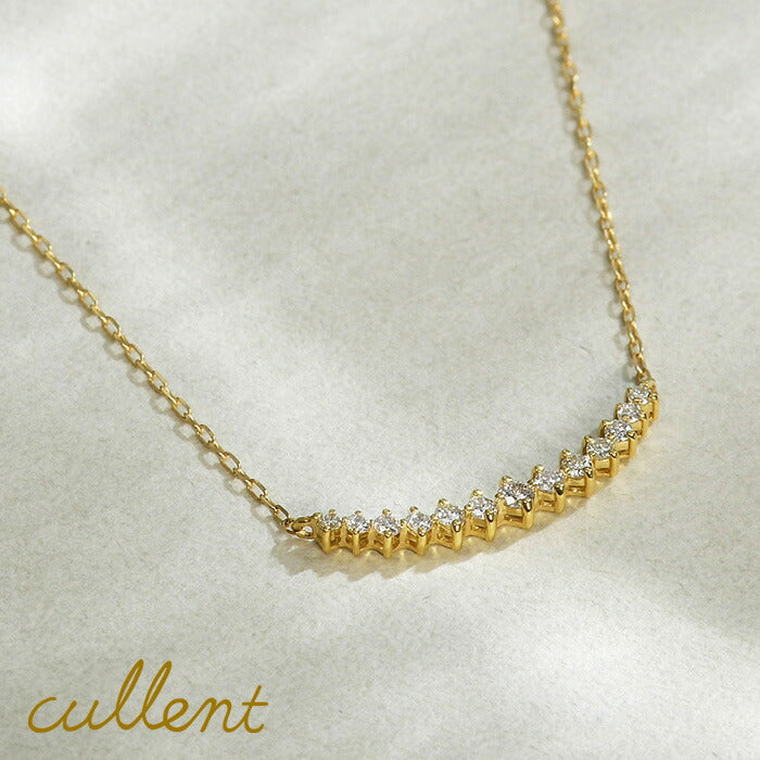 K18 ダイヤモンドネックレス