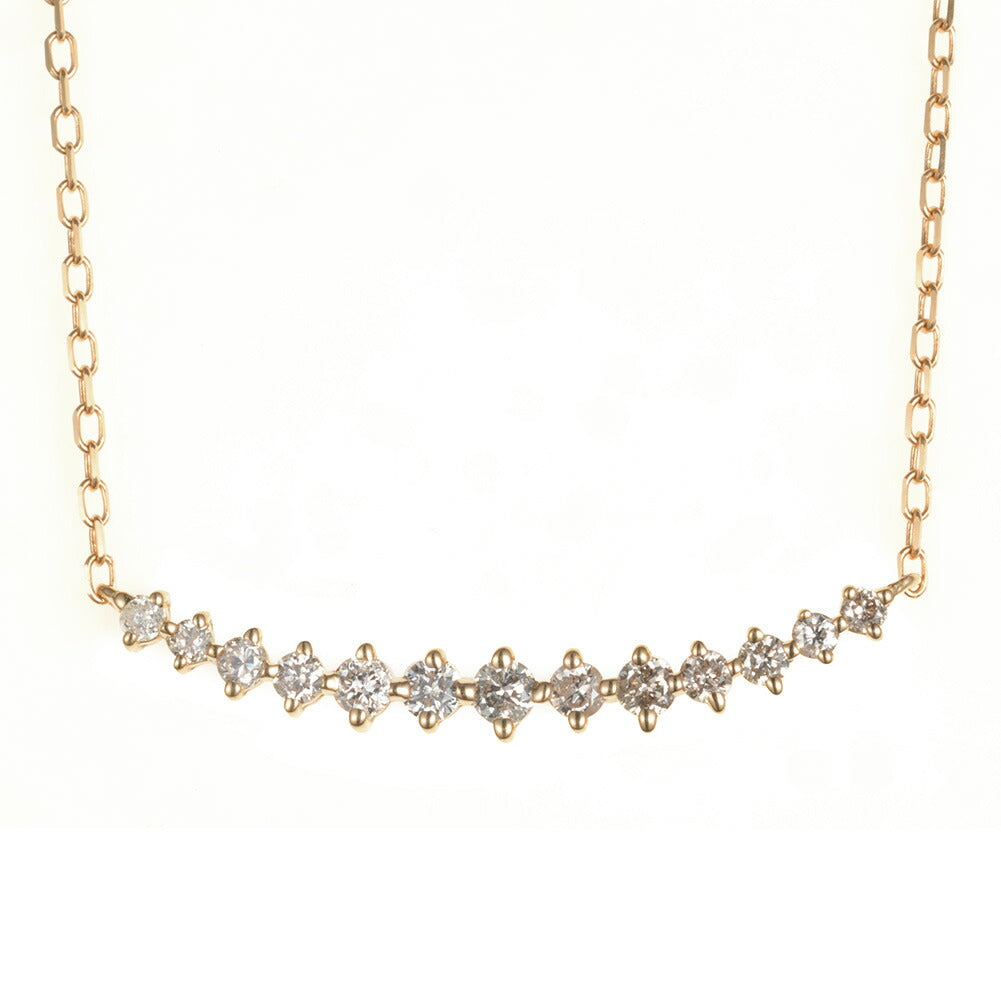 K18 ダイヤモンドネックレス