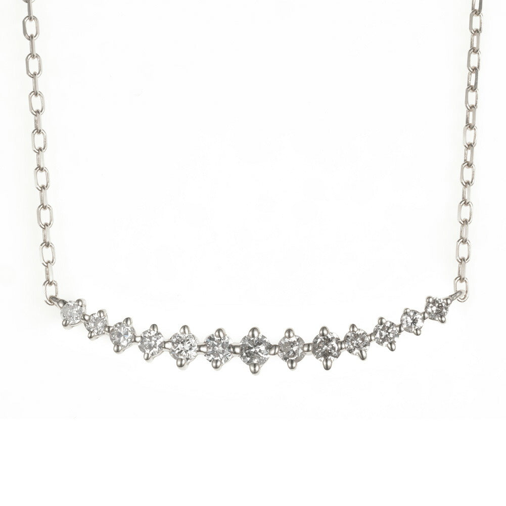 K18 ダイヤモンドネックレス