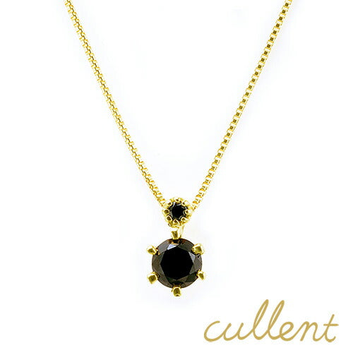 K18 ブラックダイヤモンドネックレス