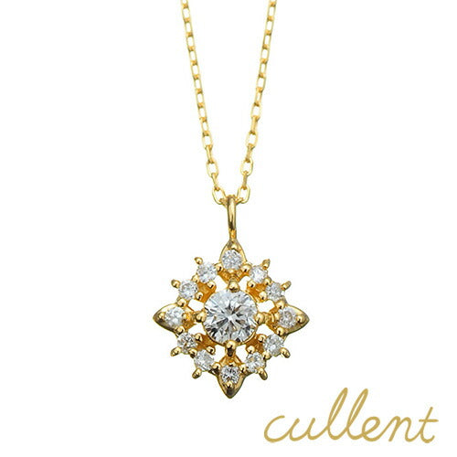 K18 ダイヤモンド ネックレス-hope dia-