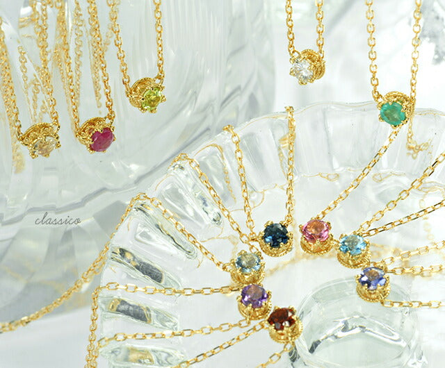 【イニシャル刻印可】 K18 ダイヤモンド ネックレス