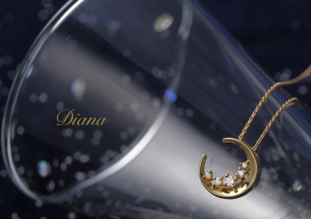 K18 ダイヤモンドネックレス - Diana -