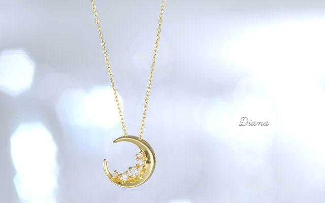 K18 ダイヤモンドネックレス - Diana -