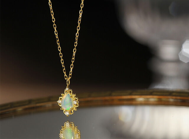 K18 オパール ネックレス- destiny drop lace-｜60-6252 – cullent