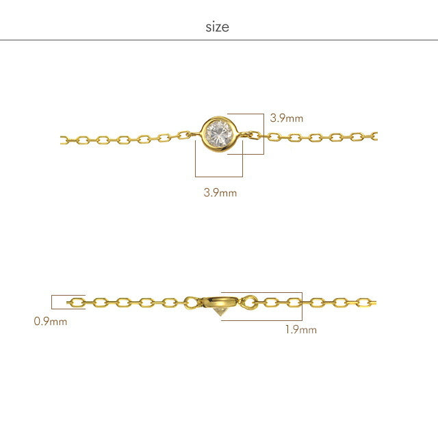 K18 ダイヤモンド ブレスレット - liberty -