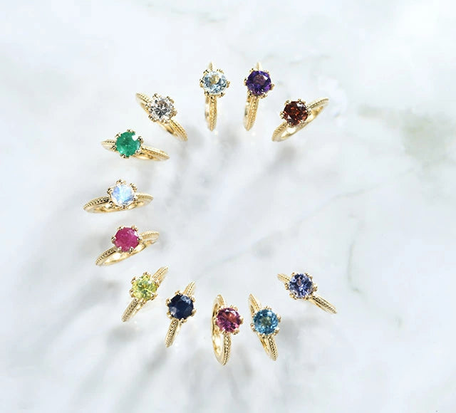 【刻印可】ベビーリング 誕生石 ペンダントトップ（ダイヤモンド）