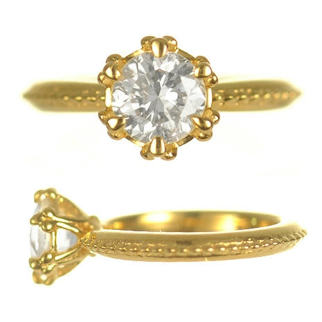 【刻印可】ベビーリング 誕生石 ペンダントトップ（ダイヤモンド）