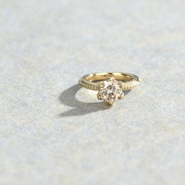 【刻印可】ベビーリング 誕生石 ペンダントトップ（ダイヤモンド）