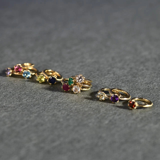 【刻印可】ベビーリング 誕生石 ペンダントトップ（ダイヤモンド）