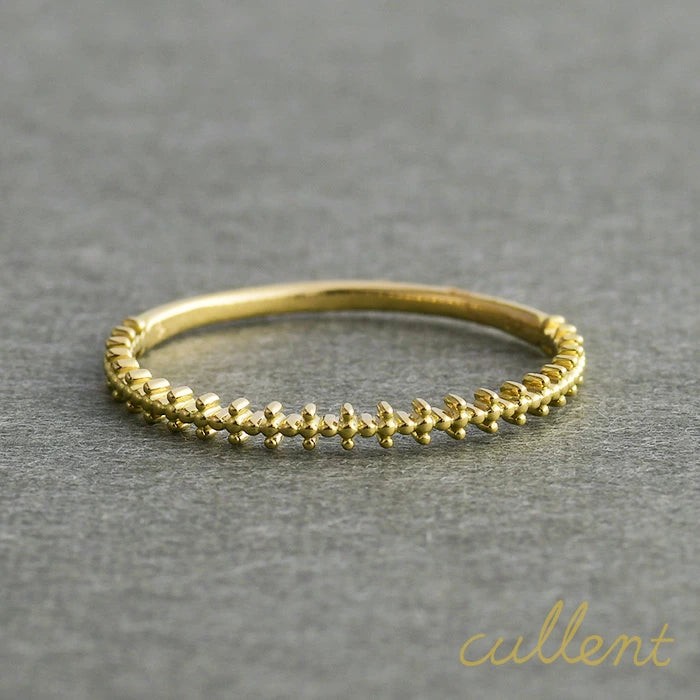 cullent K18 ピンキーリング2本セット 【公式通販】